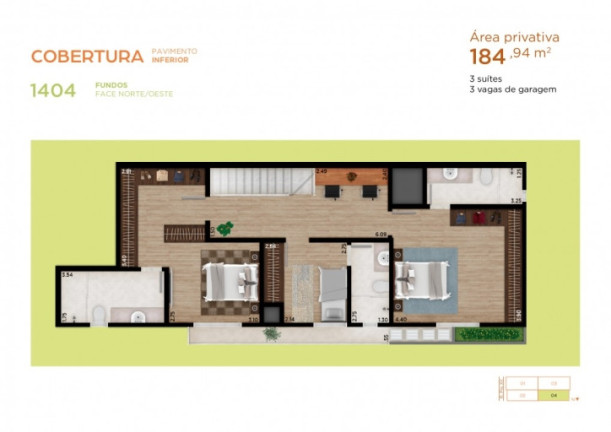 Imagem Apartamento com 3 Quartos à Venda, 112 m² em Centro - Cascavel Imagem Apartamento com 3 Quartos à Venda, 112 m² em Centro - Cascavel