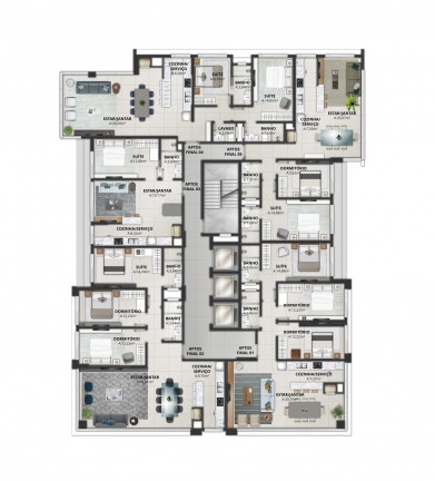 Imagem Apartamento com 2 Quartos à Venda, 77 m² em Centro - Torres Imagem Apartamento com 2 Quartos à Venda, 77 m² em Centro - Torres