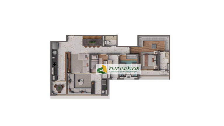 Imagem Apartamento com 3 Quartos à Venda, 125 m² em Jardim Das Paineiras - Campinas