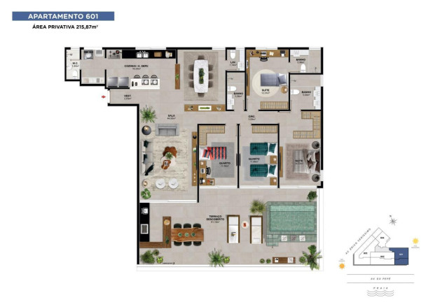 Imagem Apartamento com 3 Quartos à Venda, 137 m² em Barra Da Tijuca - Rio De Janeiro