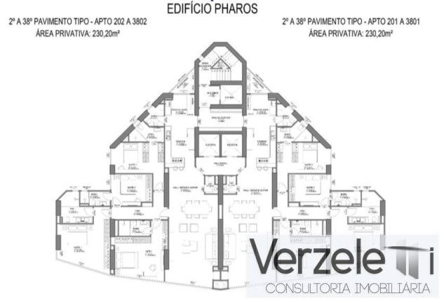 Imagem Apartamento com 4 Quartos à Venda, 230 m² em Centro - Balneário Camboriú