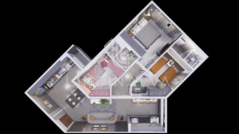 Imagem Apartamento com 1 Quarto à Venda, 59 m² em Polo Centro - Foz Do Iguacu Imagem Apartamento com 1 Quarto à Venda, 59 m² em Polo Centro - Foz Do Iguacu