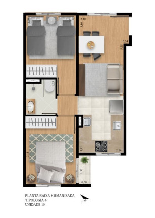 Imagem Apartamento com 2 Quartos à Venda, 36 m² em Vila Arriete - São Paulo