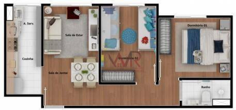 Imagem Apartamento com 2 Quartos à Venda, 40 m² em Aricanduva - São Paulo