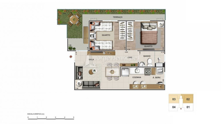 Imagem Apartamento com 2 Quartos à Venda, 45 m² em Campo Grande - Rio De Janeiro Imagem Apartamento com 2 Quartos à Venda, 45 m² em Campo Grande - Rio De Janeiro