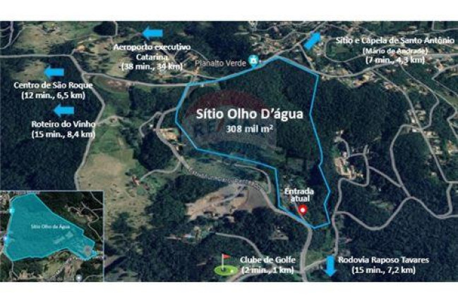 Imóvel à Venda, 308.000 m² em Planalto Verde - Sao Roque                              