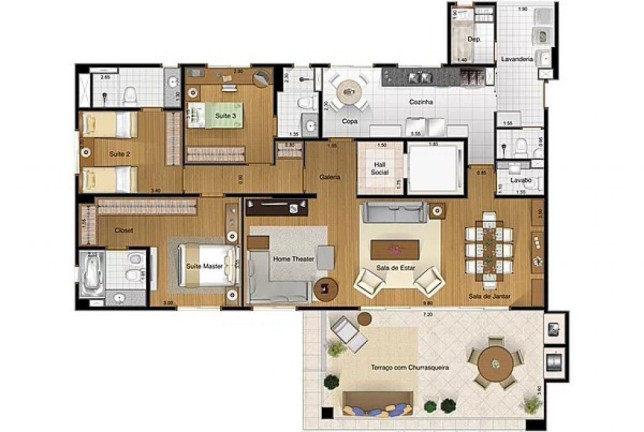 Imagem Apartamento com 3 Quartos à Venda, 162 m² em Itaim Bibi - São Paulo