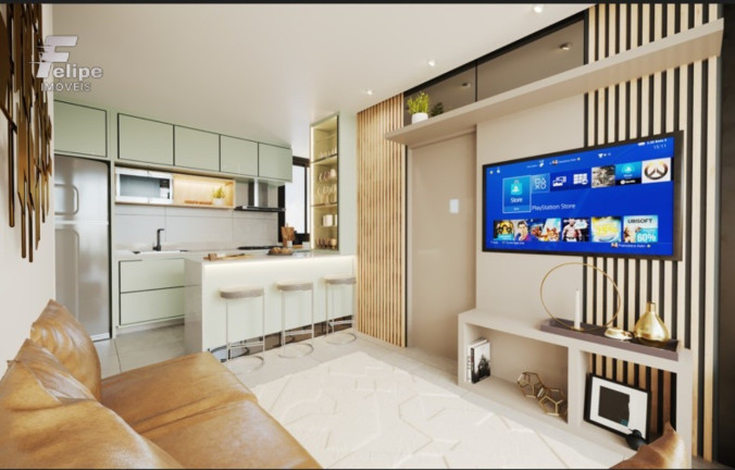 Imóvel com 3 Quartos à Venda, 68 m² em Praia De Itaparica - Vila Velha