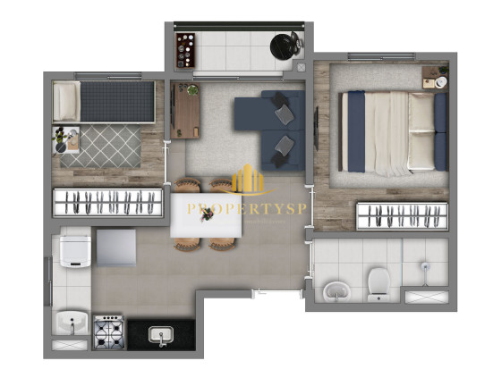 Imagem Apartamento com 2 Quartos à Venda, 37 m² em água Branca - São Paulo Imagem Apartamento com 2 Quartos à Venda, 37 m² em água Branca - São Paulo