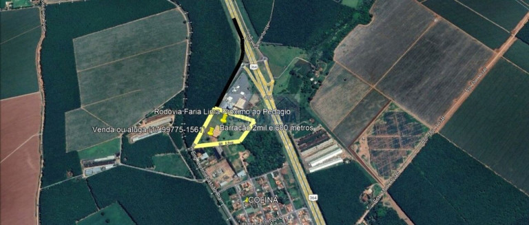 Imagem Terreno à Venda ou Locação, 30.000 m² em Distrito Industrial - Colina Imagem Terreno à Venda ou Locação, 30.000 m² em Distrito Industrial - Colina