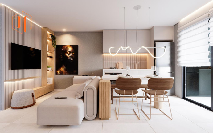 Imagem Apartamento com 2 Quartos à Venda, 53 m² em Centro Cívico - Curitiba