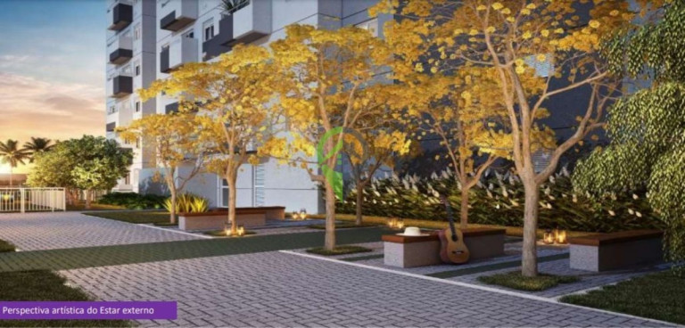 Apartamento com 2 Quartos à Venda, 42 m² em Jabaquara - Santos