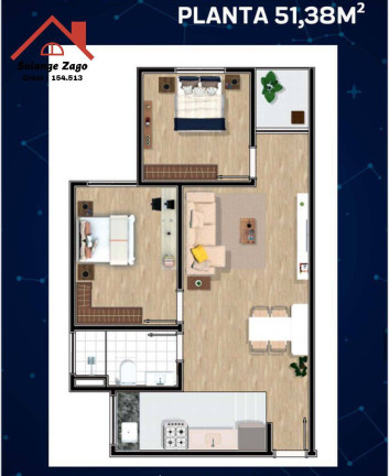 Imagem Apartamento com 2 Quartos à Venda, 51 m² em Jardim Do Rio Cotia - Cotia Imagem Apartamento com 2 Quartos à Venda, 51 m² em Jardim Do Rio Cotia - Cotia