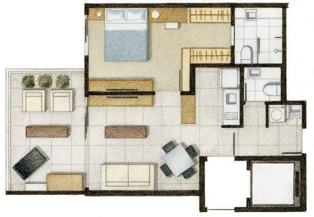 Imagem Apartamento com 1 Quarto à Venda, 61 m² em Itaim Paulista - São Paulo
