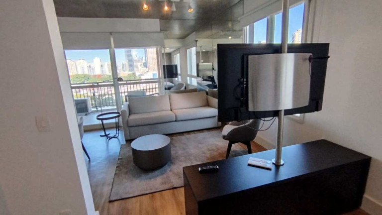 Imagem Apartamento com 1 Quarto para Alugar, 63 m² em Cidade Monções - São Paulo Imagem Apartamento com 1 Quarto para Alugar, 63 m² em Cidade Monções - São Paulo