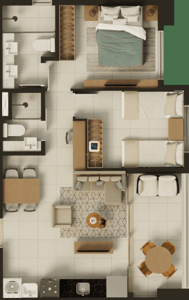 Imagem Apartamento com 1 Quarto à Venda, 40 m² em Meireles - Fortaleza Imagem Apartamento com 1 Quarto à Venda, 40 m² em Meireles - Fortaleza