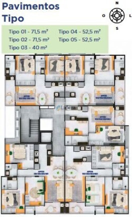 Imagem Apartamento com 1 Quarto à Venda, 40 m² em Bessa - João Pessoa