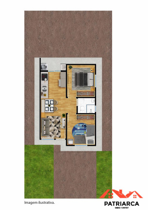 Imagem Casa com 2 Quartos à Venda, 42 m² em Jardim Amanda I - Hortolândia Imagem Casa com 2 Quartos à Venda, 42 m² em Jardim Amanda I - Hortolândia