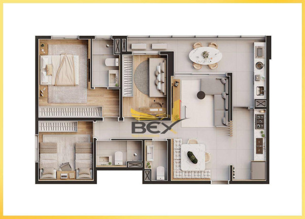 Imagem Apartamento com 3 Quartos à Venda, 90 m² em Alphaville - Barueri