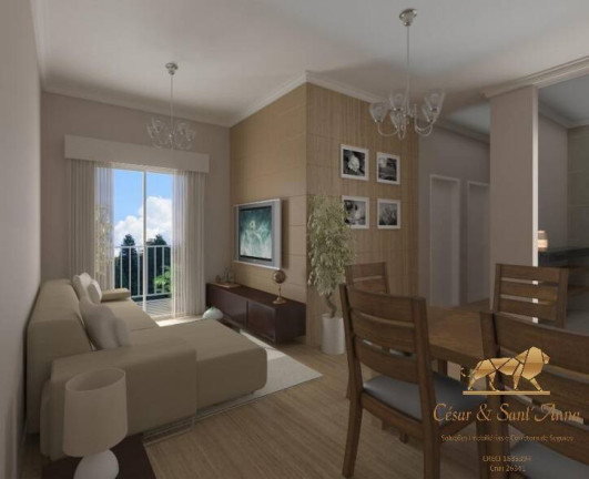 Apartamento com 2 Quartos à Venda, 63 m² em Jardim Elisabeth - Campos Do Jordão