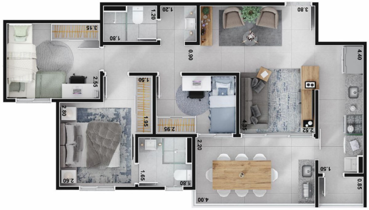 Imagem Kitnet com 2 Quartos à Venda, 69 m² em Vila Espírito Santo - Sorocaba Imagem Kitnet com 2 Quartos à Venda, 69 m² em Vila Espírito Santo - Sorocaba