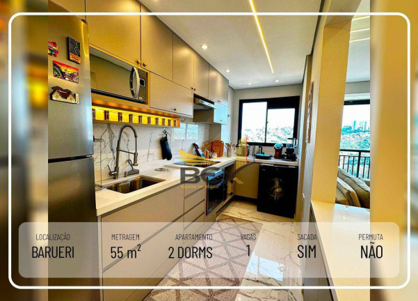 Imagem Apartamento com 2 Quartos à Venda, 55 m² em Vila São Luiz (valparaízo) - Barueri
