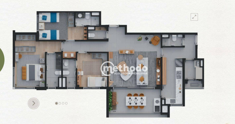 Imagem Apartamento com 3 Quartos à Venda, 139 m² em Cambuí - Campinas
