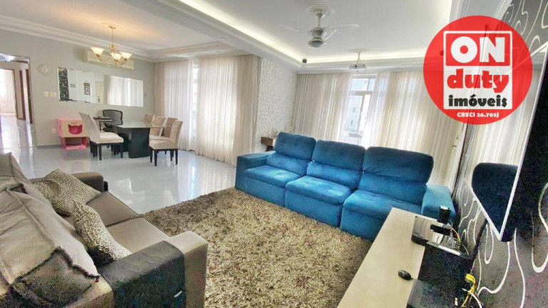 Apartamento com 3 Quartos à Venda, 163 m² em José Menino - Santos