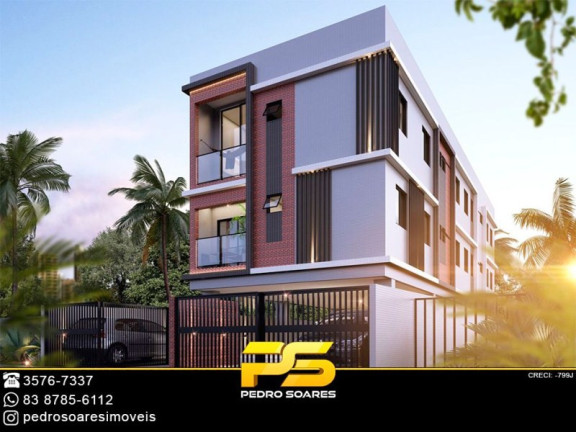 Imagem Apartamento com 2 Quartos à Venda, 46 m² em Jardim Cidade Universitária - João Pessoa