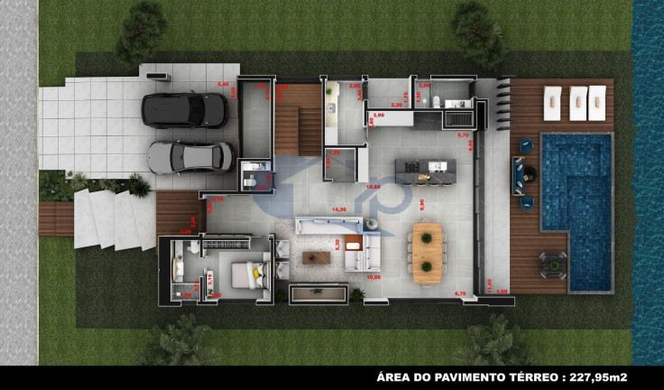 Imagem Casa de Condomínio com 5 Quartos à Venda, 423 m² em Guarita - Torres Imagem Casa de Condomínio com 5 Quartos à Venda, 423 m² em Guarita - Torres