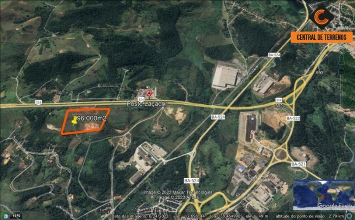 Imagem Terreno à Venda, 96.000 m² em Distrito Industrial - Candeias Imagem Terreno à Venda, 96.000 m² em Distrito Industrial - Candeias