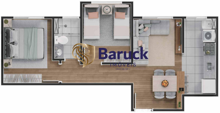 Imagem Apartamento com 2 Quartos à Venda, 44 m² em Jardim Ibirapuera - Campinas Imagem Apartamento com 2 Quartos à Venda, 44 m² em Jardim Ibirapuera - Campinas