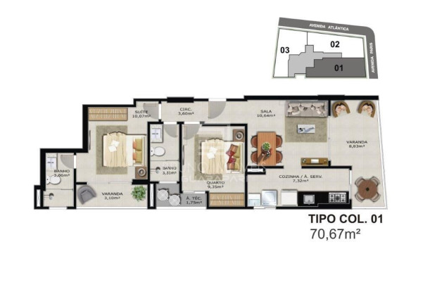 Imagem Apartamento com 2 Quartos à Venda, 67 m² em Praia Do Morro - Guarapari Imagem Apartamento com 2 Quartos à Venda, 67 m² em Praia Do Morro - Guarapari