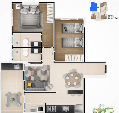 Imagem Apartamento com 2 Quartos à Venda, 73 m² em Vila Atlantica - Mongagua Imagem Apartamento com 2 Quartos à Venda, 73 m² em Vila Atlantica - Mongagua