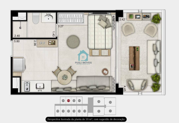 Imagem Apartamento com 1 Quarto à Venda, 41 m² em Vila Romana - São Paulo