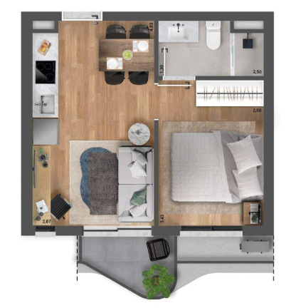Imagem Apartamento com 2 Quartos à Venda, 67 m² em Praia De Belas - Porto Alegre