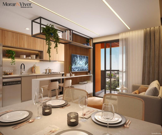 Imagem Apartamento com 2 Quartos à Venda, 52 m² em Cidade Industrial - Curitiba