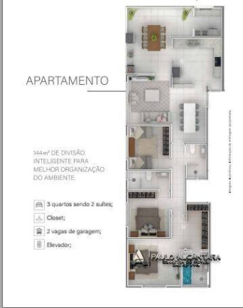 Imagem Apartamento com 3 Quartos à Venda, 144 m² em Timirim - Timóteo