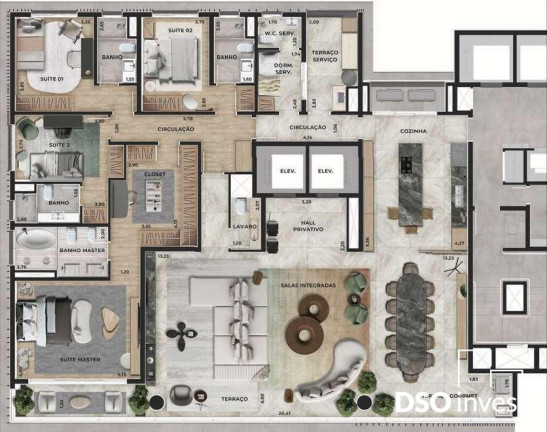 Imagem Apartamento com 4 Quartos à Venda,  em Indianópolis - São Paulo