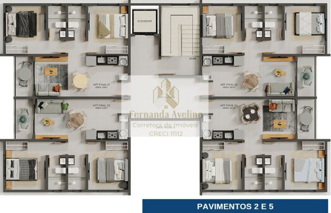 Imagem Apartamento com 2 Quartos à Venda, 45 m² em Cristo Redentor - João Pessoa Imagem Apartamento com 2 Quartos à Venda, 45 m² em Cristo Redentor - João Pessoa