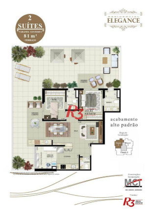 Imagem Apartamento com 3 Quartos à Venda, 117 m² em Ponta Da Praia - Santos