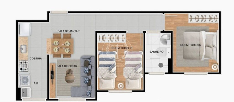 Imagem Apartamento com 2 Quartos à Venda, 44 m² em Jardim Saúde - Suzano Imagem Apartamento com 2 Quartos à Venda, 44 m² em Jardim Saúde - Suzano