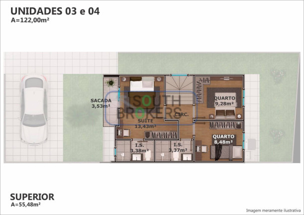 Imagem Sobrado com 4 Quartos à Venda, 122 m² em Uberaba - Curitiba Imagem Sobrado com 4 Quartos à Venda, 122 m² em Uberaba - Curitiba