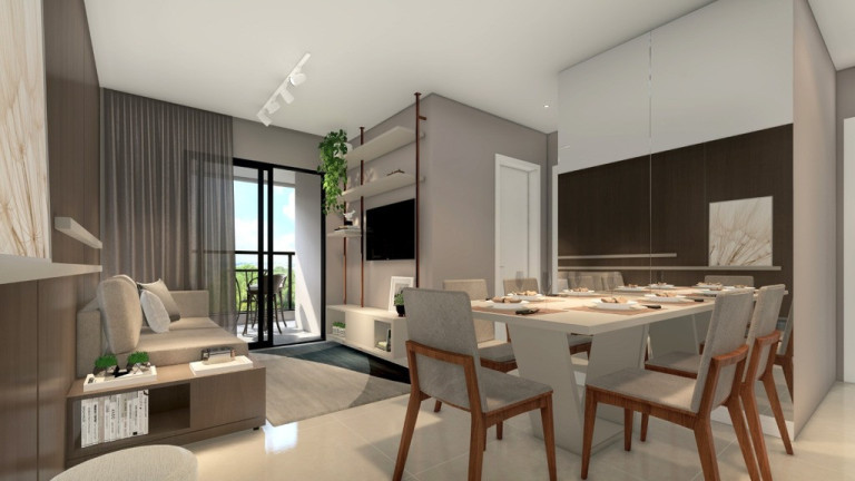 Imagem Apartamento com 2 Quartos à Venda, 62 m² em Boa Vista - Curitiba