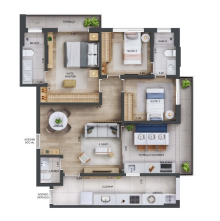 Imagem Apartamento com 3 Quartos à Venda, 126 m² em Perdizes - São Paulo