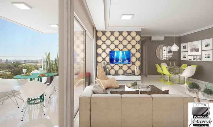 Apartamento com 3 Quartos à Venda, 103 m² em Parque Campolim - Sorocaba