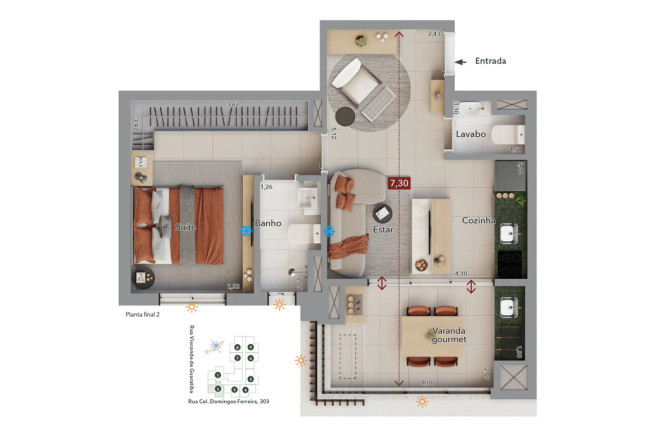 Imagem Apartamento com 1 Quarto à Venda, 45 m² em Vila Firmiano Pinto - São Paulo Imagem Apartamento com 1 Quarto à Venda, 45 m² em Vila Firmiano Pinto - São Paulo