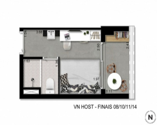 Imagem Apartamento com 1 Quarto à Venda, 24 m² em Paraíso - São Paulo