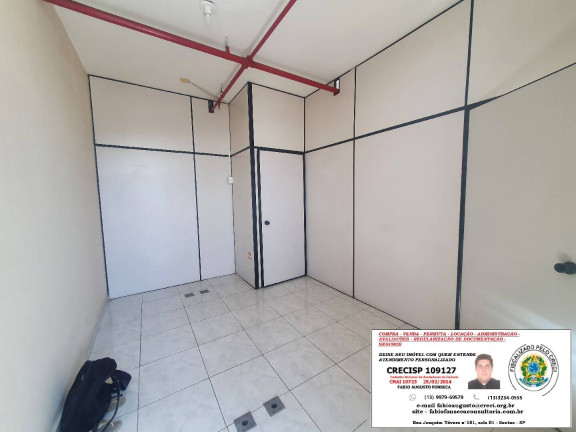 Imagem Sala Comercial para Alugar, 50 m² em Gonzaga - Santos
