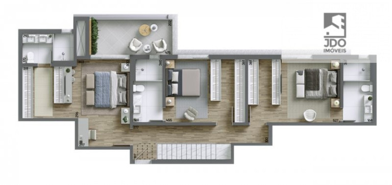 Imagem Cobertura com 3 Quartos à Venda, 224 m² em água Verde - Curitiba Imagem Cobertura com 3 Quartos à Venda, 224 m² em água Verde - Curitiba
